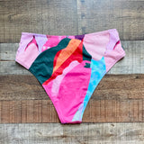Shein Multi-Color Pattern Bikini Bottoms NWOT- Size M (we have matching sarong and bikini top)