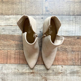 Pink Lily Taupe Side Slit Zipper Booties- Size 8.5 (sold out online, see notes)