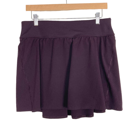 SPANX Plum Skirt with Biker Shorts- Size XL