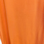 No Brand Orange Ribbed Front Button Detail Tank Dress- Size XL (see notes)