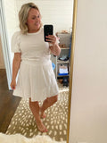 Loft White Bubble Sleeve Tee- Size M (sold out online)