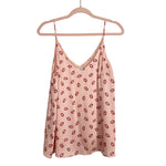 River Island Pink Lips Print Satin Cami NWT- Size UK16 (US 12, sold out online)