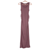 Pink Blush Maternity Mauve Fitted Tank Maxi Dress- Size S