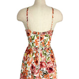 Seven Wonders Exclusive Print Orange Floral Front Cutout Dress NWT- Size XL/10