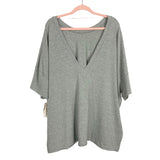 Free People Movement Heather Grey Wear Two Ways Top NWT- Size S