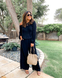 Sofia Jeans by Sofia Vergara Black Palazzo Pants- Size L (Inseam 30”, sold out online)