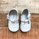 Angel Toddler White Leather T-Strap Mary Jane Shoes- Size 3