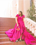 Natalie Workman Custom Made Dress with Removable Skirt- Size ~12/14 (see notes)