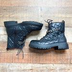 Chase and Chloe Black Chain Combat Boots- Size 8.5 (sold out online, see notes)