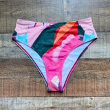 Shein Multi-Color Pattern Bikini Bottoms NWOT- Size M (we have matching sarong and bikini top)