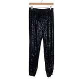 No Brand Black Sequins Joggers- Size XL (see notes, Inseam 27”)
