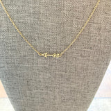 Kris Nations Gold Arrow Necklace