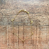 Melinda Maria Gold Butterfly Anklet