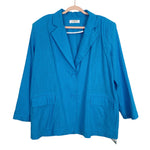 Storets Blue Stefania Shoulder Padded Oversized Blazer NWT- Size S/M (we have matching top and shorts)