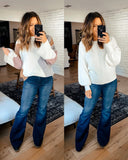 Shop the Mint Dark Wash Break it Down Flare Jeans- Size 13/31 (Inseam 34")