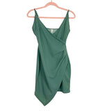 No Brand Sage Faux Wrap Dress- Size S