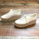 Dolce Vita White Leather Chunky Platform Sneakers- Size 9 (see notes, sold out online)