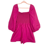 Mare Mare x Antrhopologie Hot Pink Romper- Size L (see notes, sold out online)