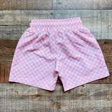 Pink Lily Kids Pink Checkered Swim Trunks- Size 2T (we have matching Mommy one piece)