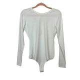Spanx White Scoop Back Bodysuit- Size L