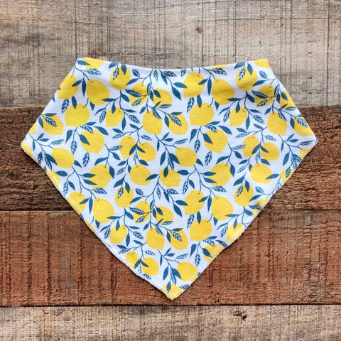 No Brand Yellow Lemons Bandana Bib