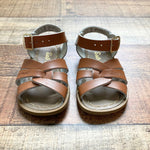 Salt Water Brown Leather Orignal Sandals- Size 6 (Brand New Condition)