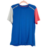 Rhone MEN’S Red/White/Blue Lightweight Tee- Size ~L (see notes)