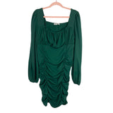 Grace Karin Green Front and Back Cinched Dress- Size XL