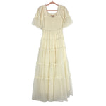 Jessakae Antique White Smocked Bodice Tulle Dress- Size XS (sold out online)