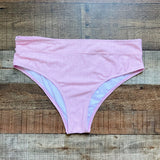 Pink Lily Pink Eyelet Bikini Bottoms- Size XL (we have matching top)