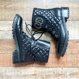 Kellparker Black Lace Up Velcro Boots- Size 8.5 (sold out online)