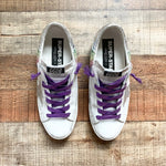 Golden Goose Rainbow Glitter with Purple Laces Super-Star Limited Edition No. 589 of 776 Sneakers- Size 39/US 9 (sold out online)