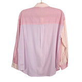 GeeGee Pink/Purple Striped Button Up Top- Size S