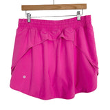 Lululemon Hot Pink Tennis Skirt with Biker Shorts- Size 12