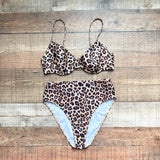 Summersalt Animal Print Bikini Bottoms- Size 4 (we have matching top)