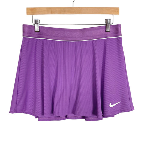 Nike Dri-Fit Purple Tennis Skirt with Biker Shorts- Size L