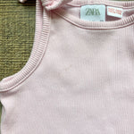 Zara Pink Ribbed Tank and Short Set- Size 18-24M (sold as set, see notes)