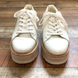 Dolce Vita White Leather Chunky Platform Sneakers- Size 9 (see notes, sold out online)