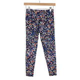 Sweaty Betty Navy/Coral/Tan/White Pattern The Power 7/8 Length Leggings- Size XS (Inseam 24")