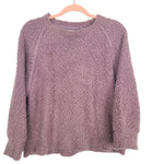 Allison Joy Purple Fuzzy Sweater- Size L (sold out online)
