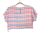 Buddy Love Red/Pink/Blue Striped Midi Skirt and Top NWT- Size XS (sold as sest)