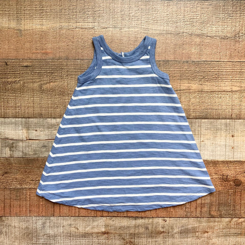 Baby Gap Blue and White Striped Tank Dress- Size 2 Years