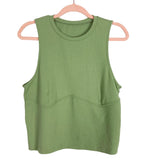 No Brand Green Ribbed Tank- Size XL (see notes)