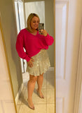 Free People Sequins Skirt- Size L (sold out online)