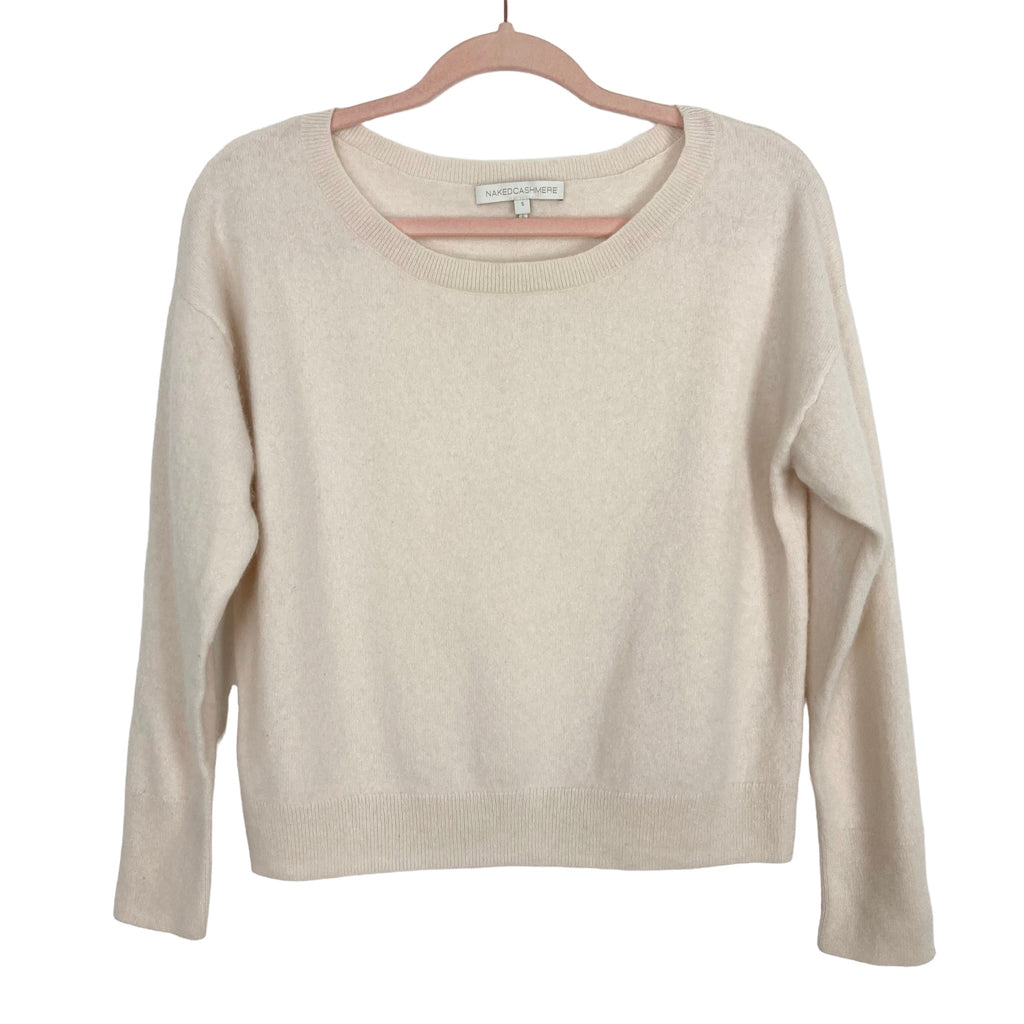 Cream boat store neck jumper