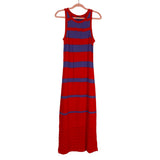 Scoop Red and Purple Crochet Dress- Size S