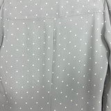 L'Agence Silk Grey Polka Dot Blouse- Size XS (see notes)