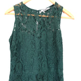 BB Dakota Lace Hunter Green Dress- Size 6