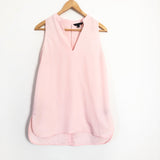 Banana Republic Blush Pink Tank Blouse with Keyhole Back- Size S