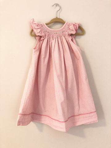 Vive La Fete ruffle sleeve smocked dress-18 months